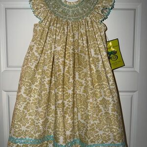 Elegant Floral Kids Casual Dress